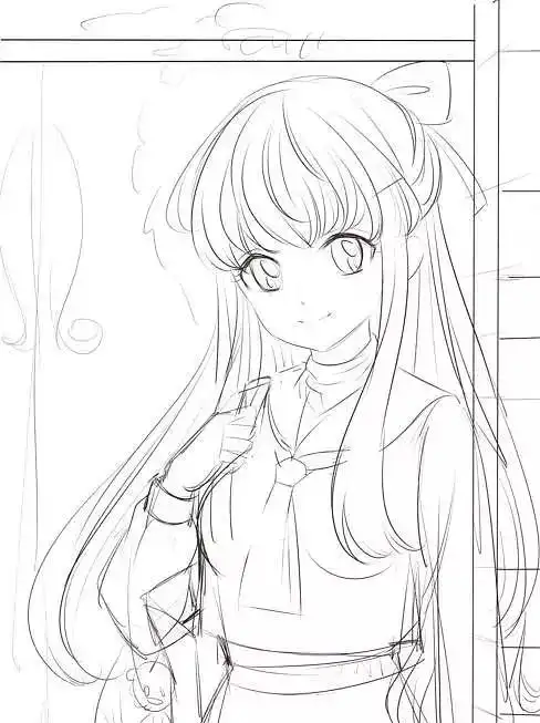 一步一步教你画二次元人物,一步一步教程动漫人物怎么画?