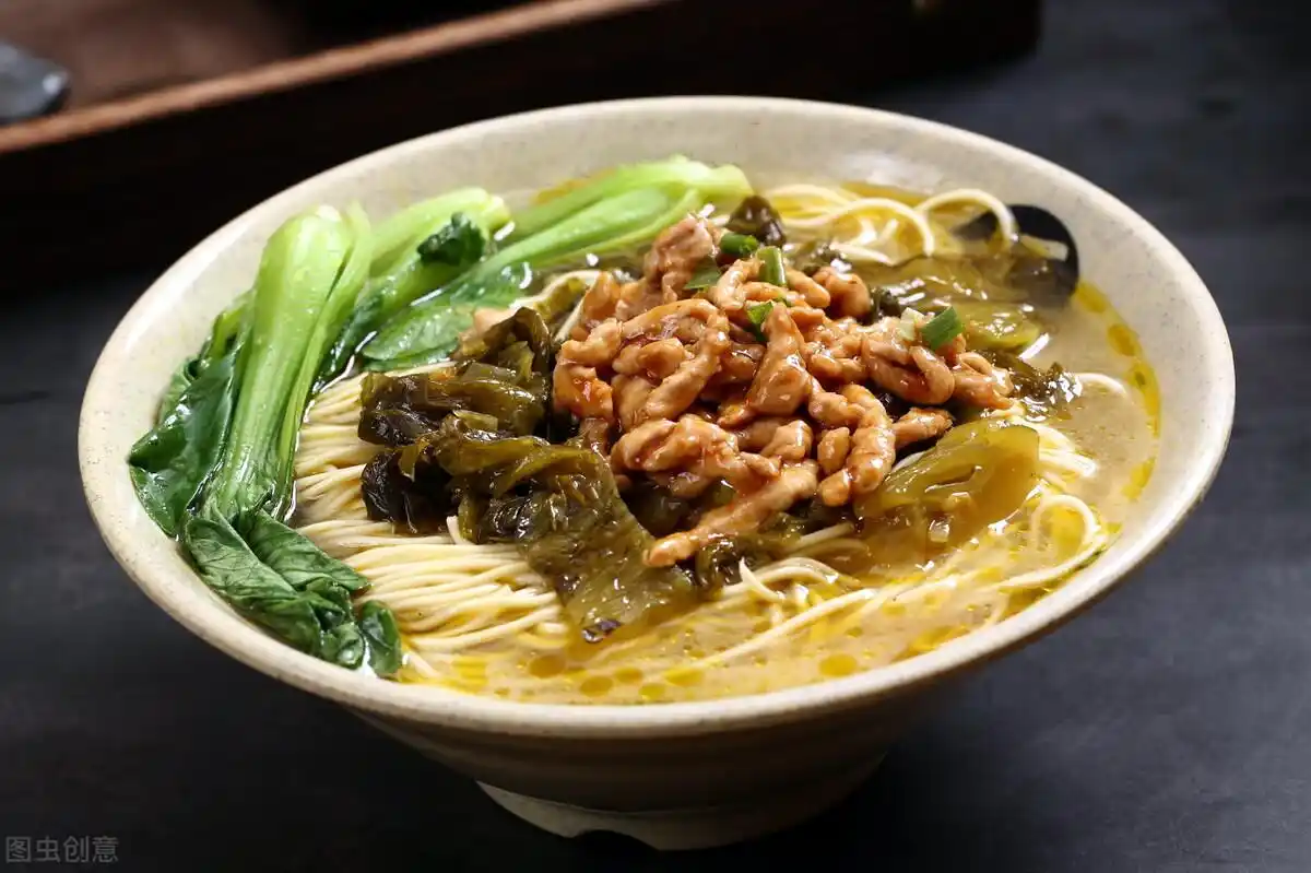 打了败仗也得吃的榨菜肉丝面到底多好吃,家常榨菜肉丝面做法