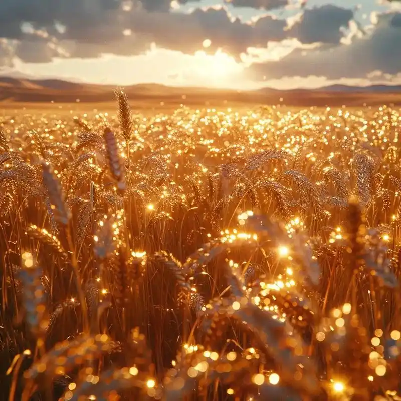 能量头像丨金色麦田 收获 金.金麦漫田川,秋风拂穗弯.农夫 - 抖音