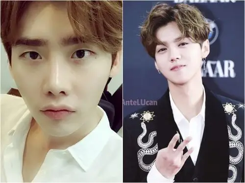 90年代中分头.(图/翻摄自李钟硕,鹿晗ig)