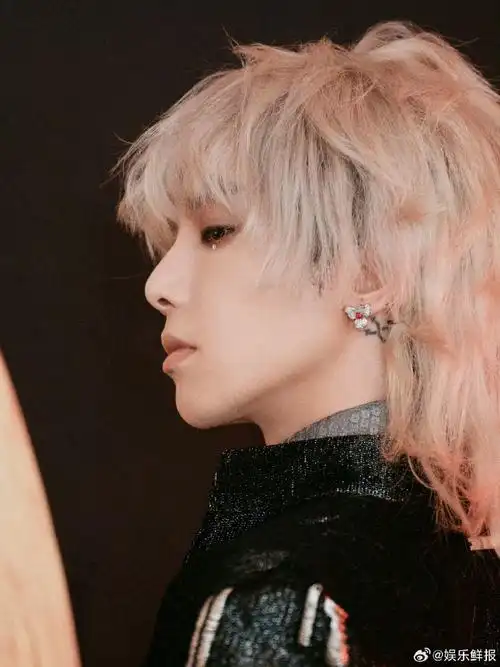 华晨宇白色狼尾造型#又是被华晨宇帅到的一天,古希腊掌管live的神!