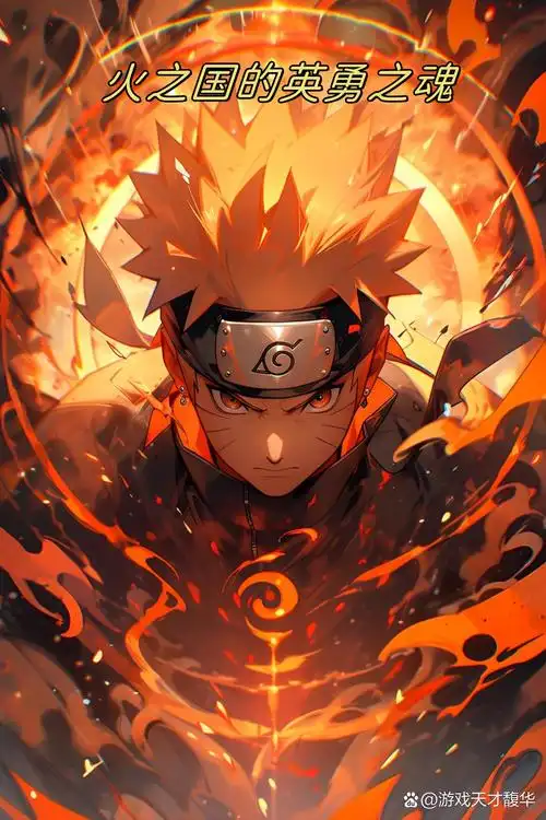 不屈的火影传奇  鸣人:火之国的英勇之魂  他是火之国木叶忍者村的