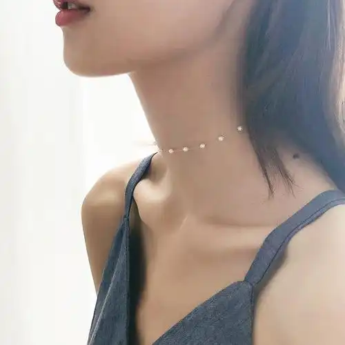 脖颈饰品女潮人