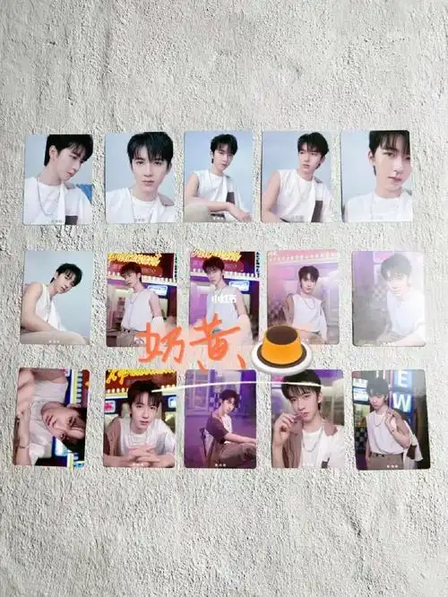 71时代少年团贺峻霖日落天台旅人台历小卡