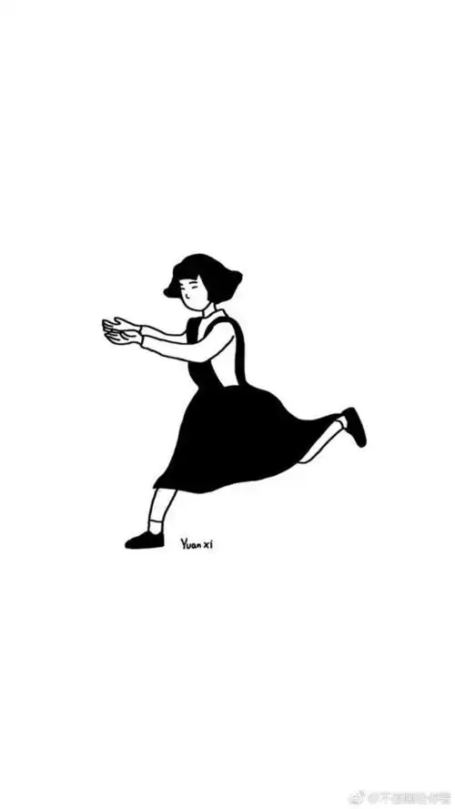 文艺简约风简笔画