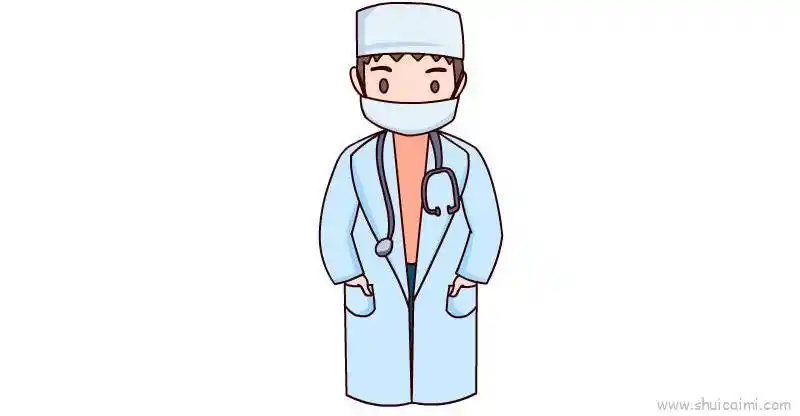 医生教程儿童画怎么画 医生教程简笔画简单