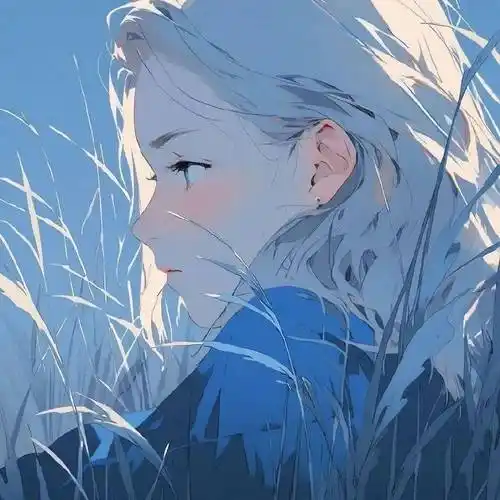 动漫头像 | 蓝色系小众动漫头像