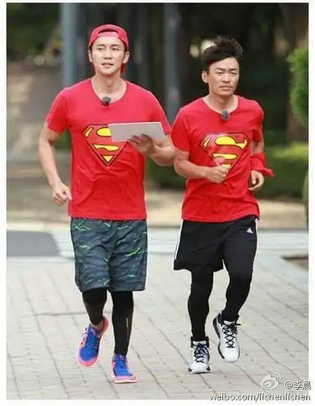 奔跑吧兄弟超人卫衣衣服邓超angelababy陈赫王宝强同款wy182