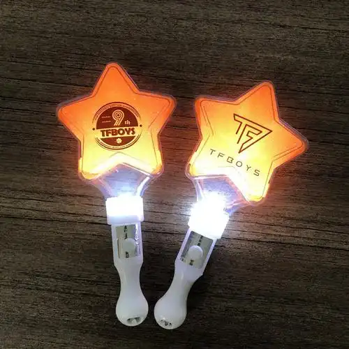 tfboys应援棒 tfboys橙色应援荧光棒王俊凯王源易烊千玺演唱会闪光棒