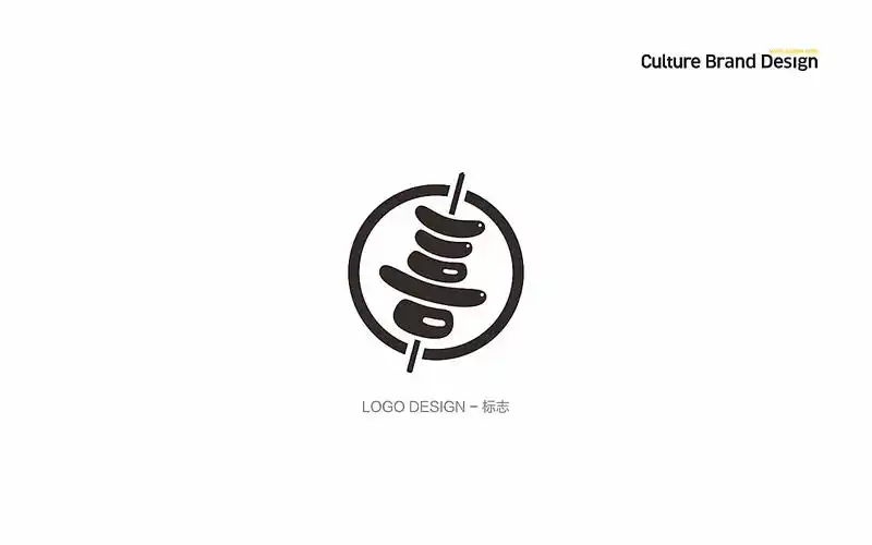 一家烧烤店的 标志设计