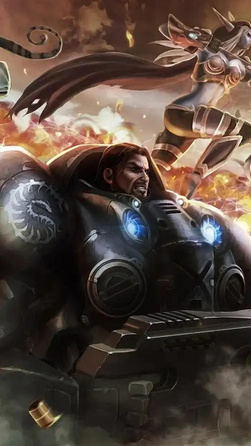 魔兽争霸,风暴英雄,战士,战争 iphone 壁纸