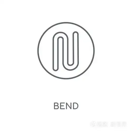 弯曲概念笔画符号设计.