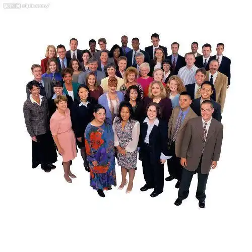 有没有很多人的集合图片?