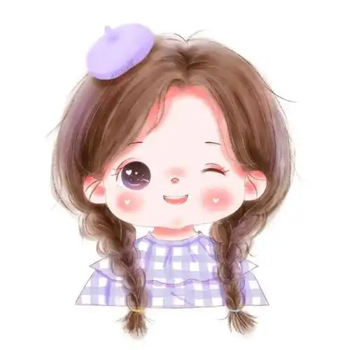 萌萌哒小女孩插画,可以用来做头像哦