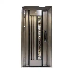 佛山不锈钢门韩式玻璃门防盗门门中门单门入户门小区w门家用门定