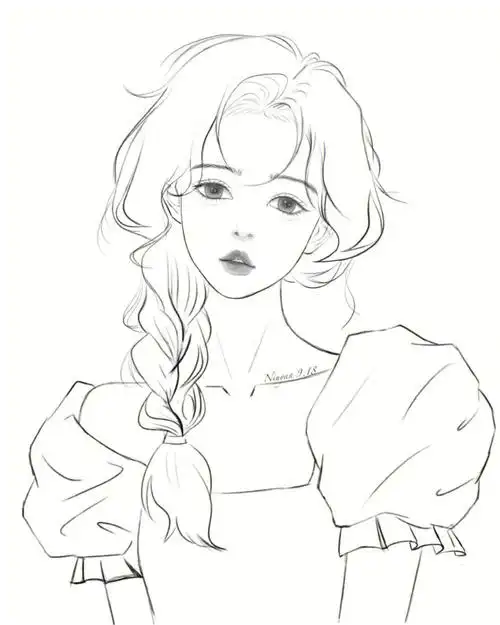 一白老师的线稿作业