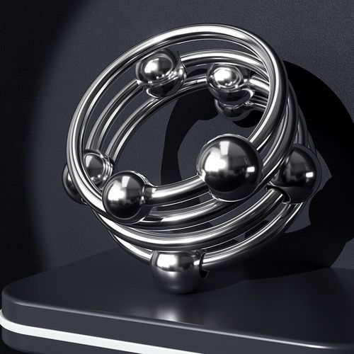 滑动带珠阴茎套环情趣用品情趣sm羊眼圈包皮阻复环男用自慰器 夫妻