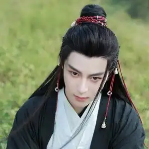 嫙笄原创古风皮质束发绳男汉服流苏头饰发饰铃铛少年感头绳长离