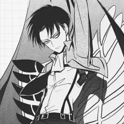 兵长头像 黑白高清