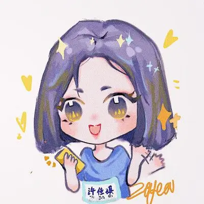 the9成员手绘头像/拿图点赞收藏关注一下鸭