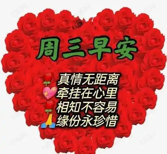 最新周三早上好带字表情,今生美好的相遇,永远记心上!
