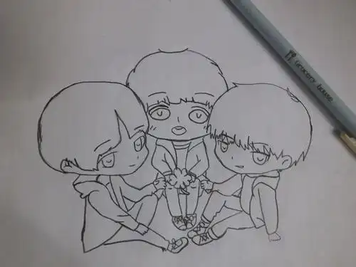 画tfboys简笔画视频