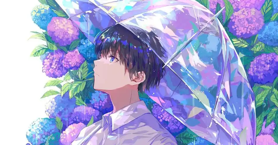 他正望着谁呢男性侧脸插画特辑