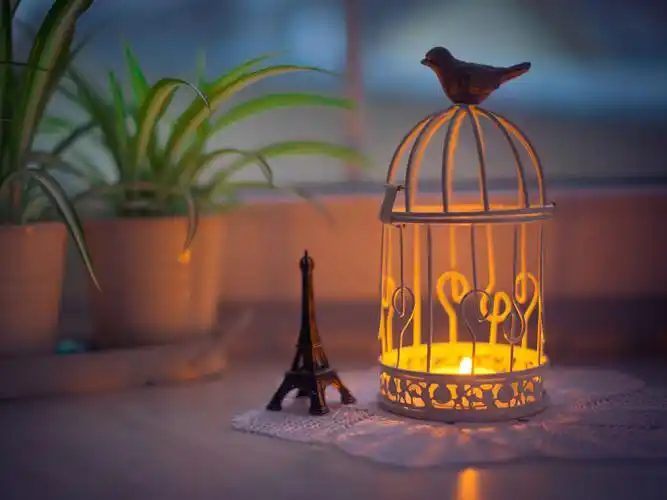 蜡烛,烛台,唯美,文艺,安静,埃菲尔铁塔,复古,寂寞,夜晚,心情蜡烛壁纸