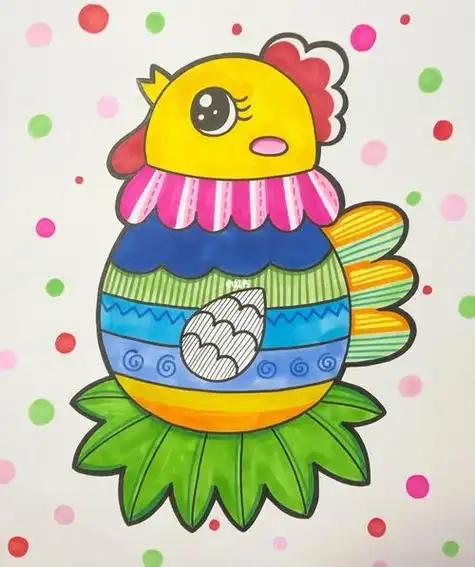 快和孩子一起画吧其它 一年级绘画展 写美篇 本学期的美术课已经结束