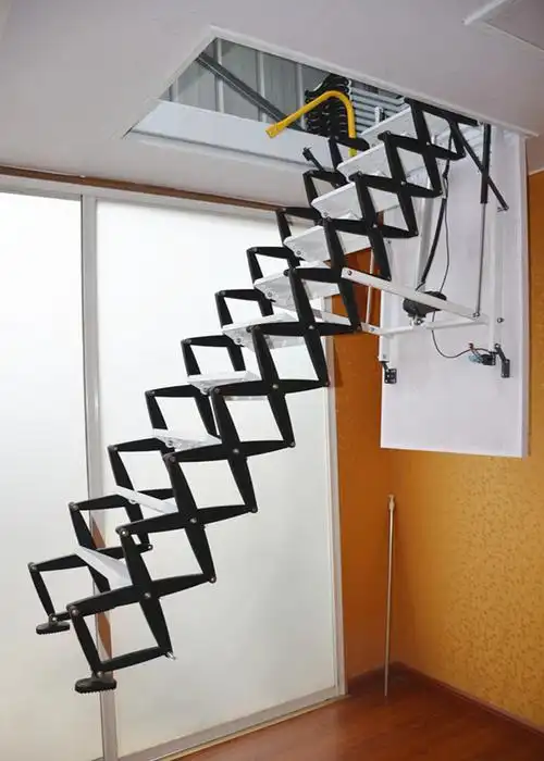 10,模块化的预设计产品,满足您的高9电动遥控阁楼色伸缩楼梯有停电