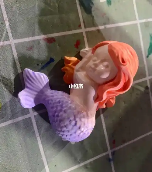 简直太完美啦#石膏娃娃  #石膏娃娃涂鸦  #小美人鱼