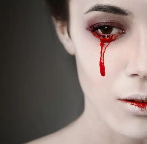 眼睛流血的女鬼