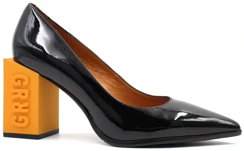 graciana 女式皮革高跟鞋 一脚蹬正装鞋 细高跟尖头高跟鞋