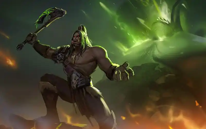 【板绘】魔兽"格罗姆·地狱咆哮"【厚涂】