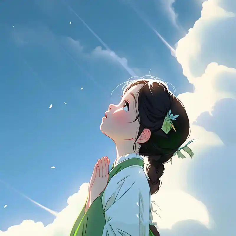 有一种光叫希望‖古风头像,意境头像 明天开始,愿你被温暖和治愈所