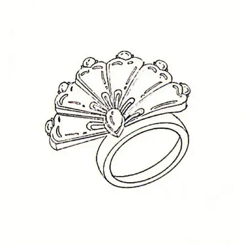 手绘戒指练习051