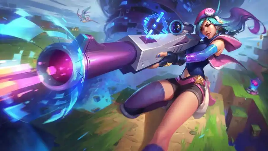 《英雄联盟(lol)》皮城女警 电玩女神 凯特琳 4k游戏图片,4k高清游戏