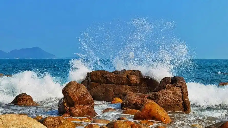 电脑壁纸 风景 2021五一旅游最美海滩东西涌