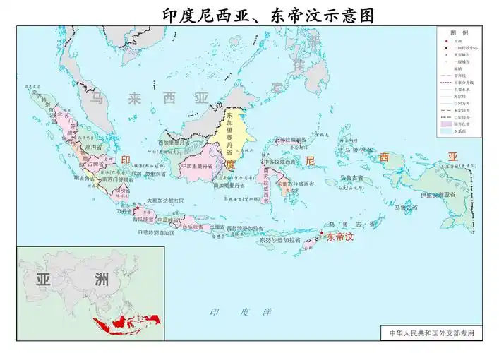 东帝汶行政示意图_国家示意图地图库_地图窝