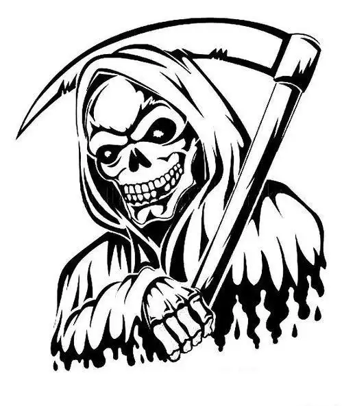 死神简笔画 死神简笔画简单又恐怖