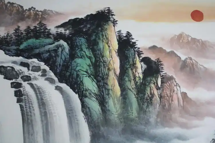 霍广林大师国画真迹作品国韵山河珍品佳作宣纸手绘作品