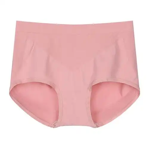 韩玛斯内裤女纯棉净色基础版莫代尔棉女士平角裤中腰优幕良纱