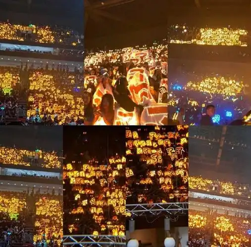 范丞丞尖叫之夜演唱会 范丞丞橙海应援最棒的范丞丞,最美的橙金色!