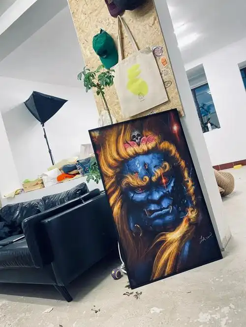 原创赛博朋克纹身装饰画