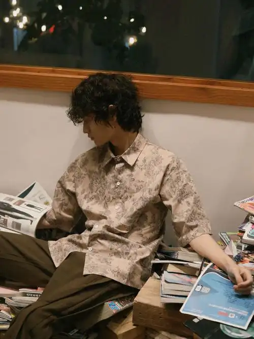 薯条小助手  #小红薯  #男生烫发  #男生秋冬发型  #日系慵懒风