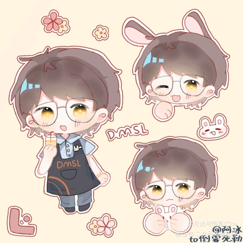 阿梅,店员梅_q版同人五倒霉死勒绘画作品