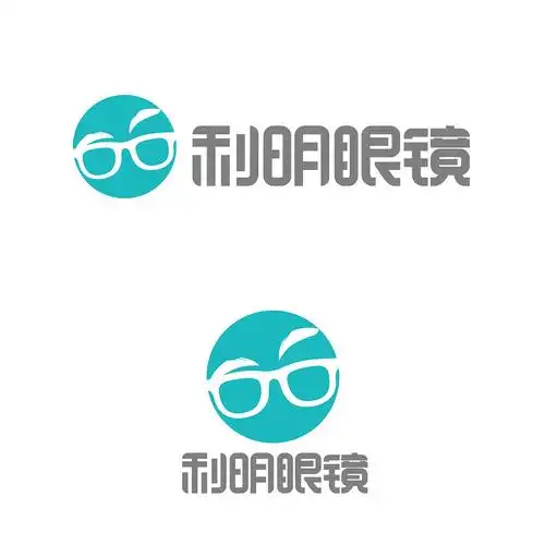 利明眼镜logo