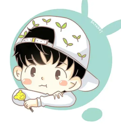 边伯贤动漫图(拜托拜托(*/ω*))