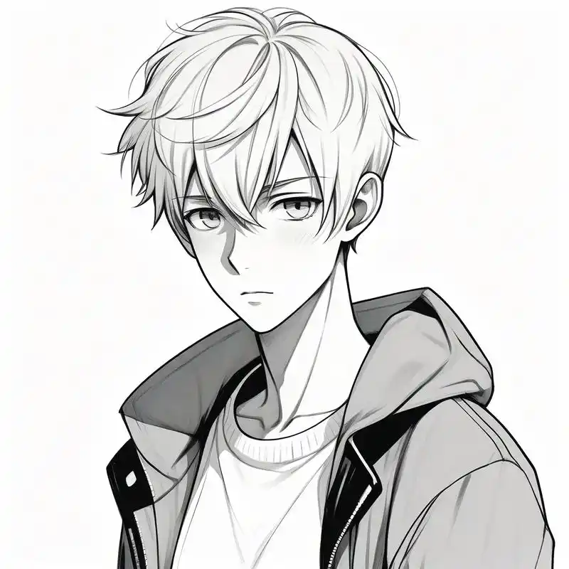 99这里有一波超酷的黑白动漫男生头像,是不是瞬间点燃了你的二次元