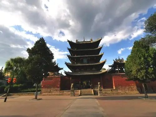 上党古建五凤楼